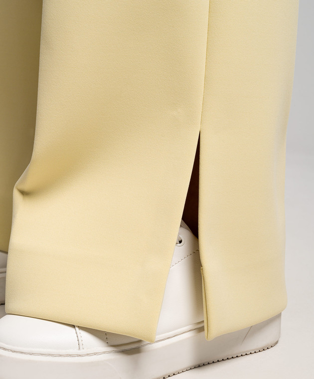 Jil Sander Yellow pants with slits J02KA0160J20054 image 5