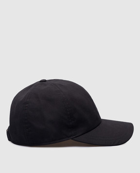 Borsalino Чорна кепка Hiker Rain з логотипом B95174BVAA0019