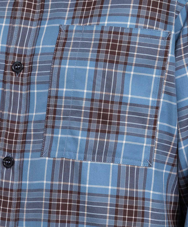 A.P.C Graham blue checkered shirt COGERH02830 image 5