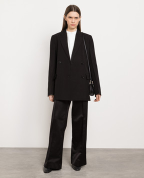 Jil Sander Чорний двобортний жакет J01BN0101J65005