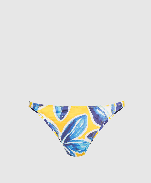 Vilebrequin Yellow panties from Fraz swimwear in a print FZRH3H07
