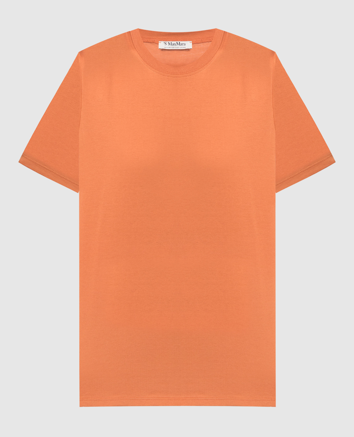 

Коричневая футболка с вышивкой логотипа, Коричневый, Футболки