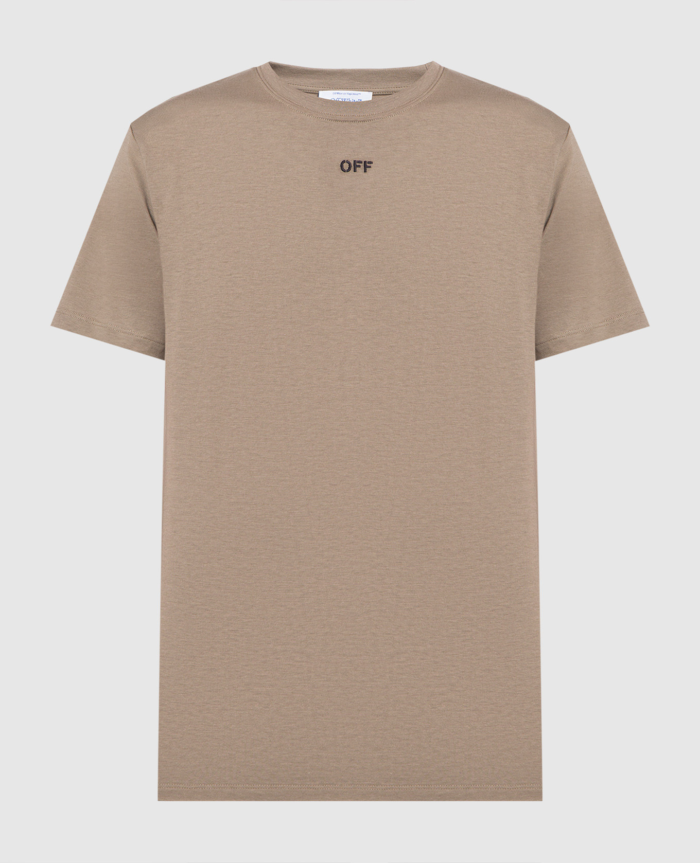 

Фубтолка цвета хаки с вышивкой, Футболки