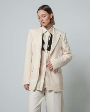 Max Mara Sportmax Бежевый жакет ZERMAT из шерсти ZERMAT