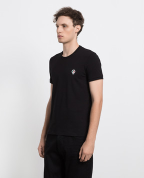 Dolce&Gabbana Черная футболка с логотипом M8C03JFUECG