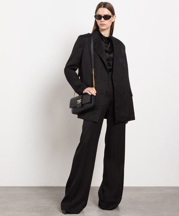 Tom Ford Black double-breasted jacket GI2915FAX1016 image 2