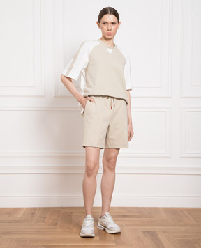 Kiton Бежева футболка D55456H08052