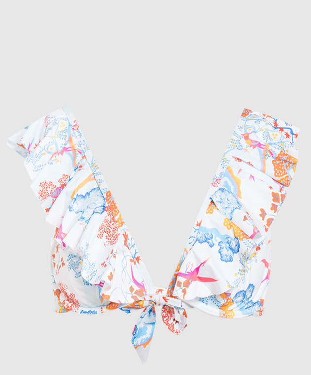 Vilebrequin White bodice from Lizzy swimsuit with print LZZH3H73