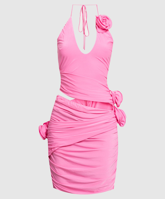 Magda Butrym Pink dress with appliqué 174523