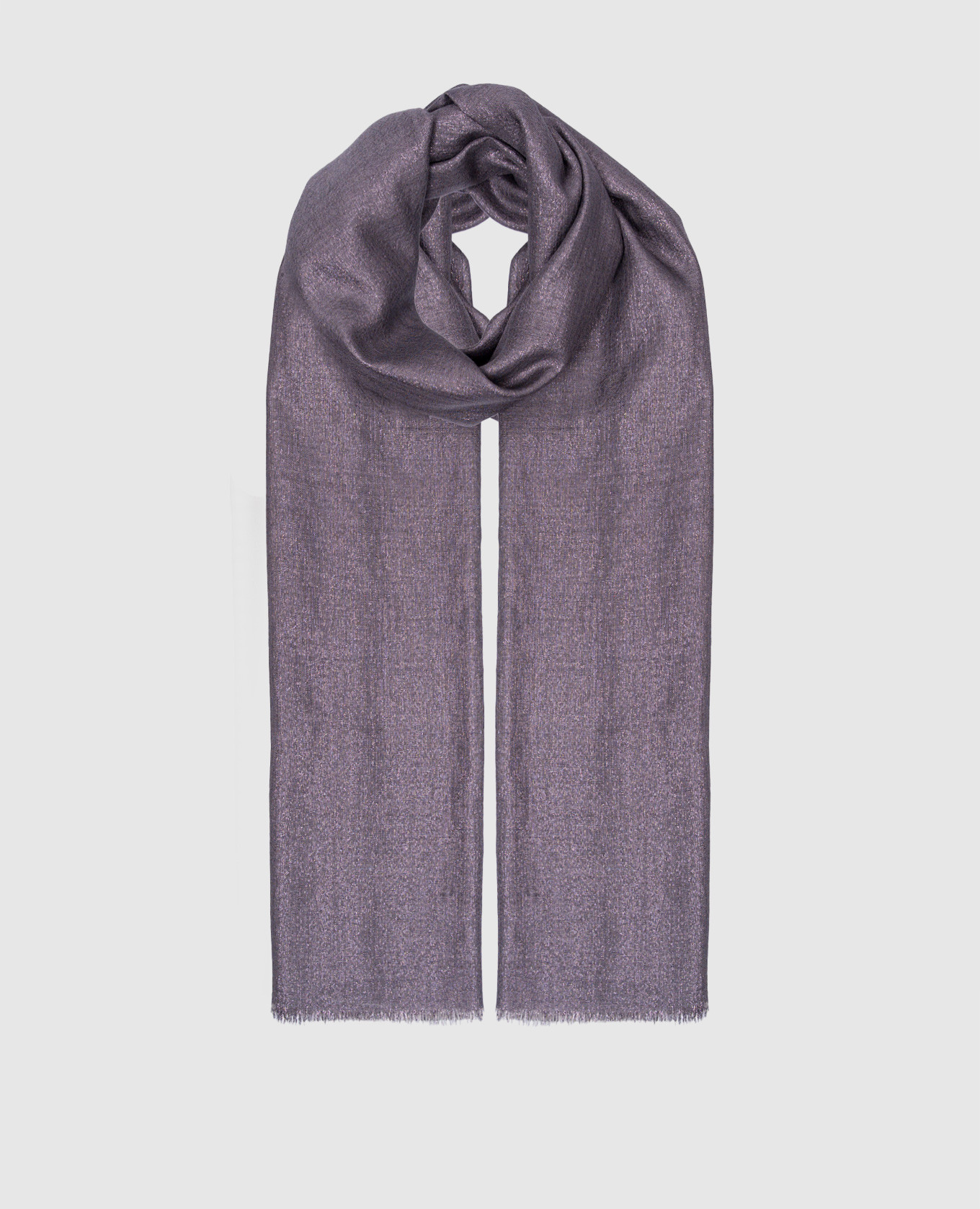 Gray stole with lurex