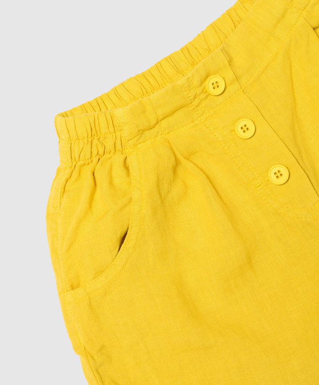 Il Gufo Дитячі жовті шорти P22PB140L60098 зображення 3