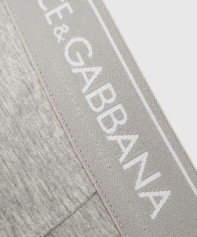 Dolce&Gabbana Set of gray boxers with logo M9C07JONN95 image 3