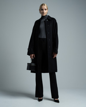 Helmut Lang Черное пальто N05HW103