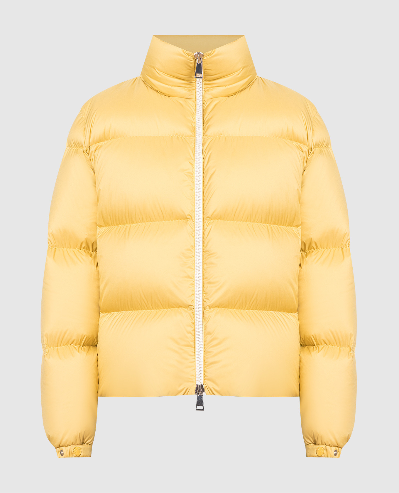 

Желтый пуховик с логотипом, Пуховики