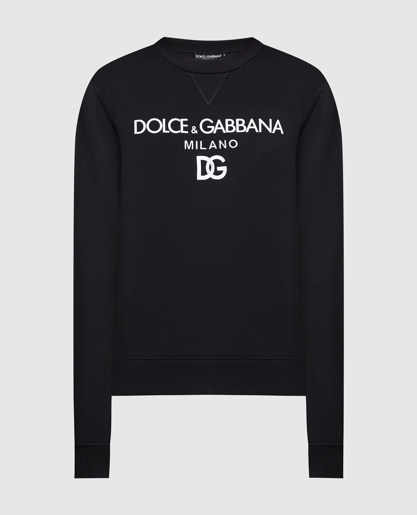 

Черный свитшот с контрастным логотипом, Свитшоты