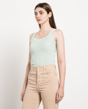 Ermanno Scervino Зелений топ в рубчик D425L308SZR