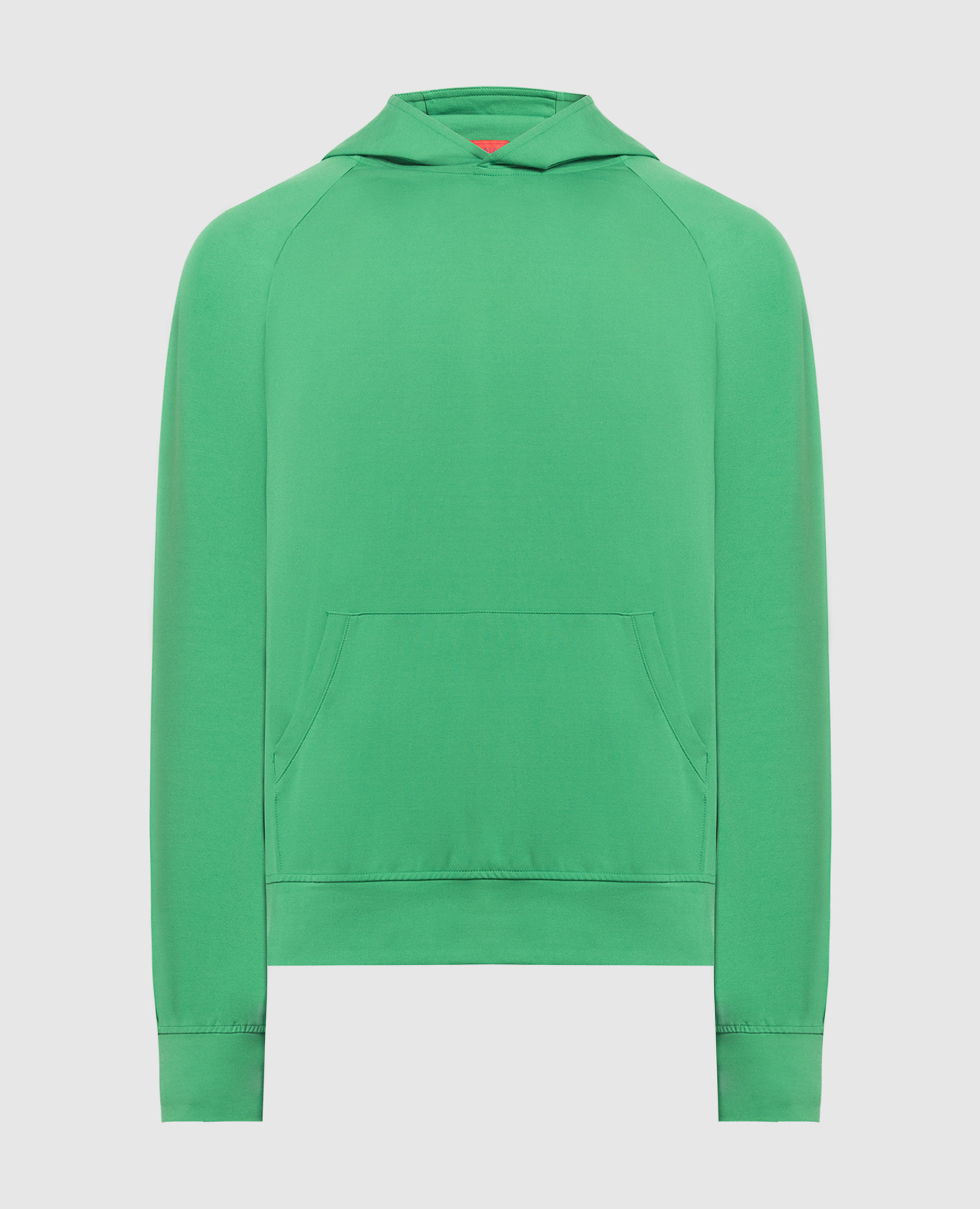 Green logo hoodie