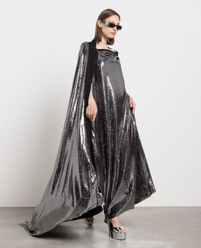 Balenciaga Серебристое платье 746183TOV07