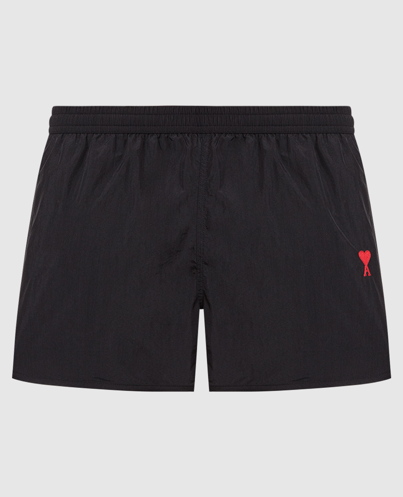 Black logo swim shorts