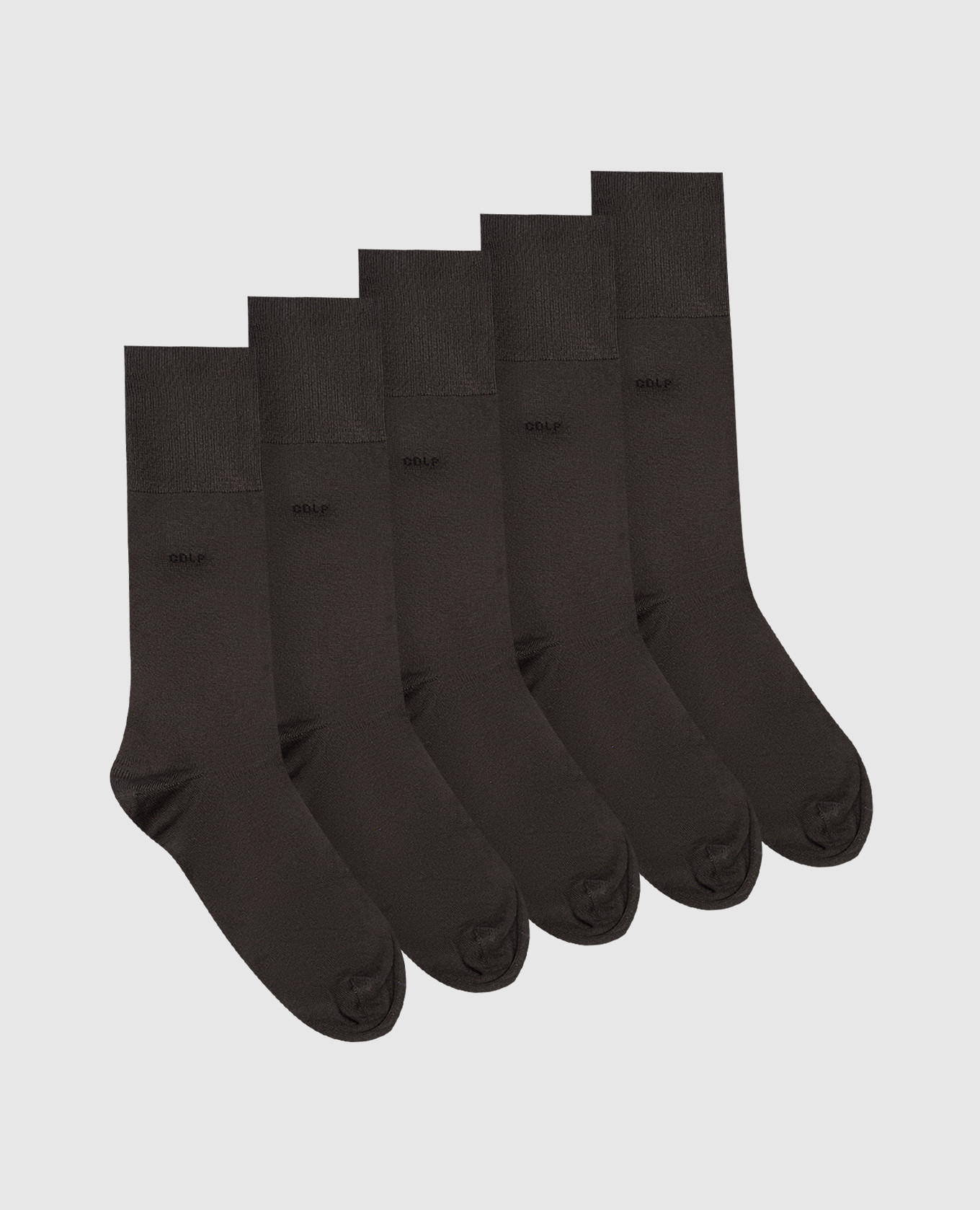 Set of gray socks with logo
