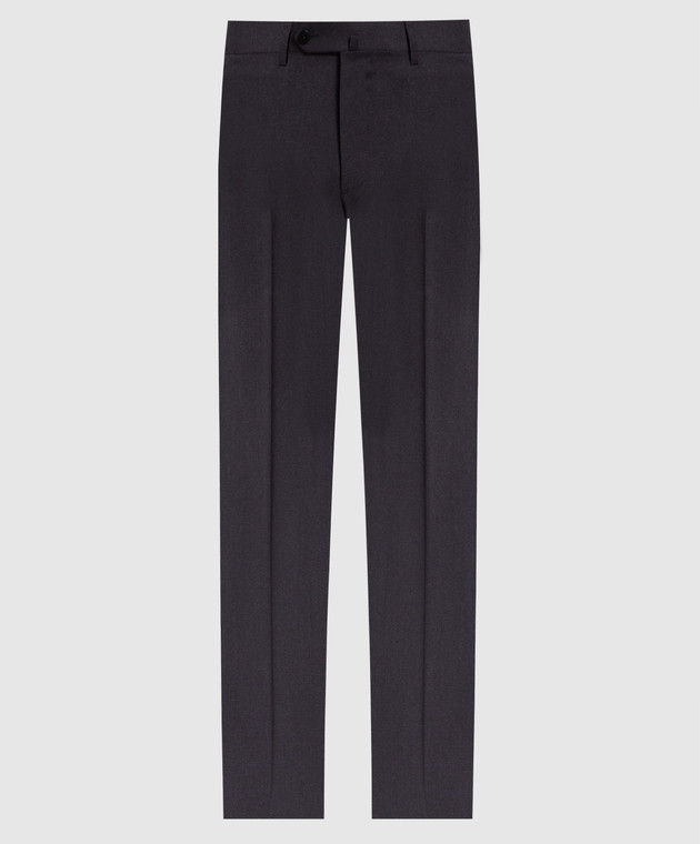 ISAIA Gray pants made of wool 00672595673