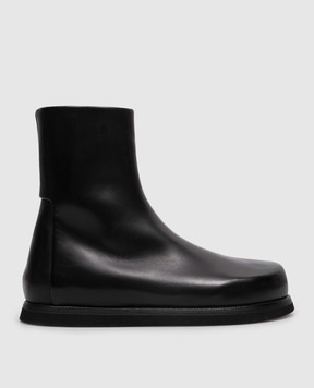 Marsell Черные кожаные ботинки MW8082118
