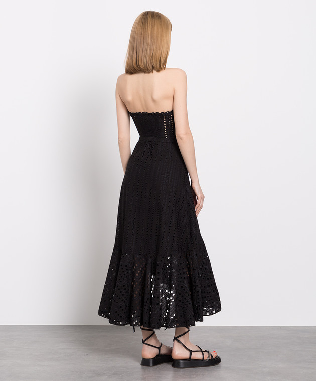 Charo Ruiz Чорна сукня з перфорацією 223622 зображення 4
