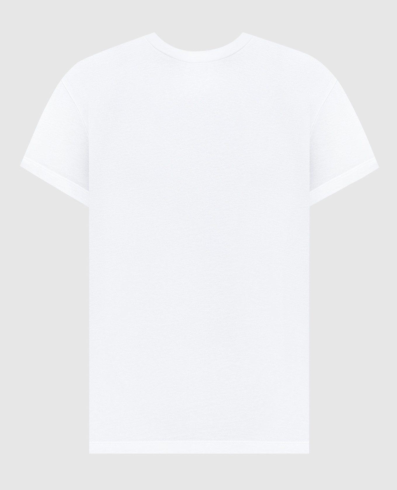 White t-shirt with double construction