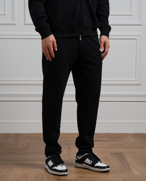 Brunello Cucinelli Чорні спортивні штани M0T353243G