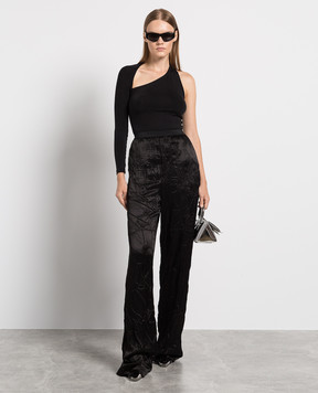 Balenciaga Черные брюки с логотипом 675482TLO28