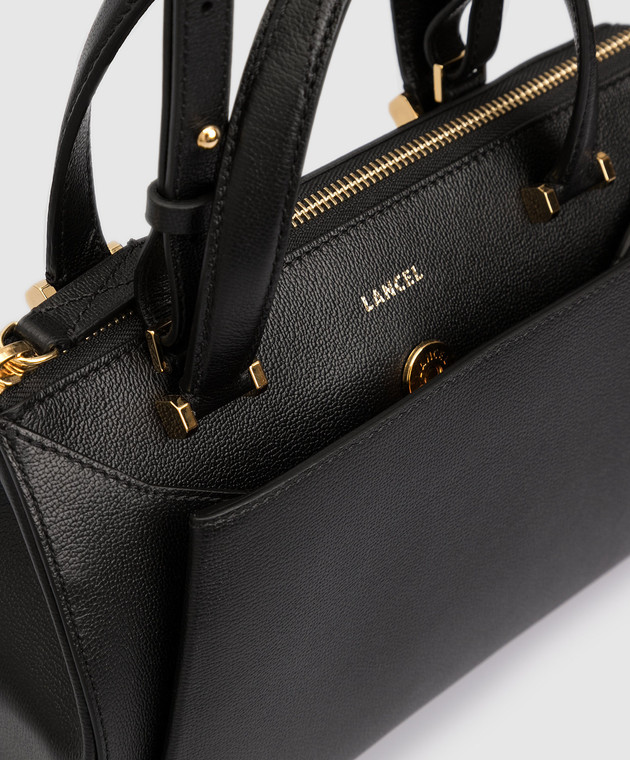 Lancel Черная кожаная сумка 