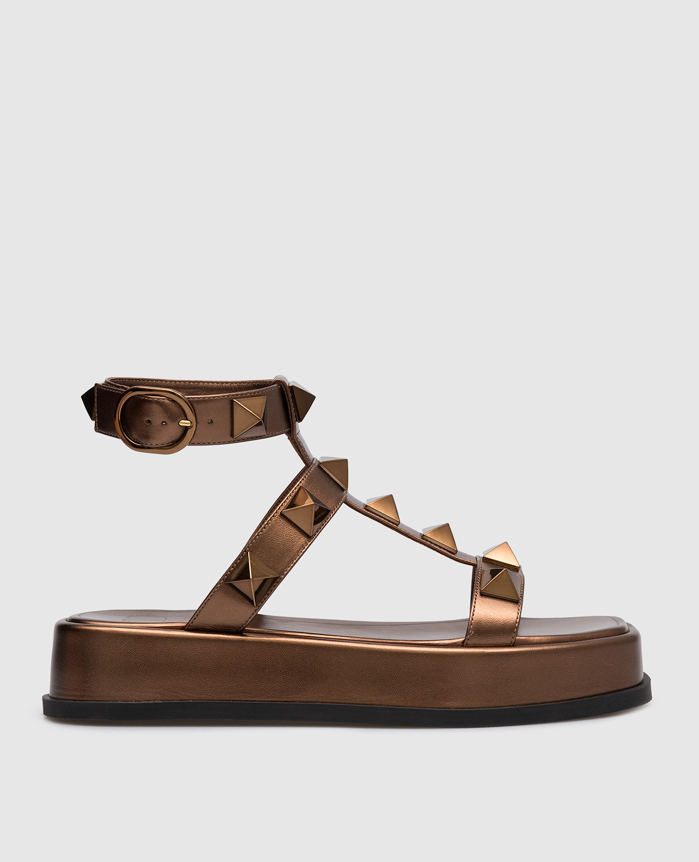 

Коричневые кожаные сандалии Roman Stud, Коричневый, Сандалии