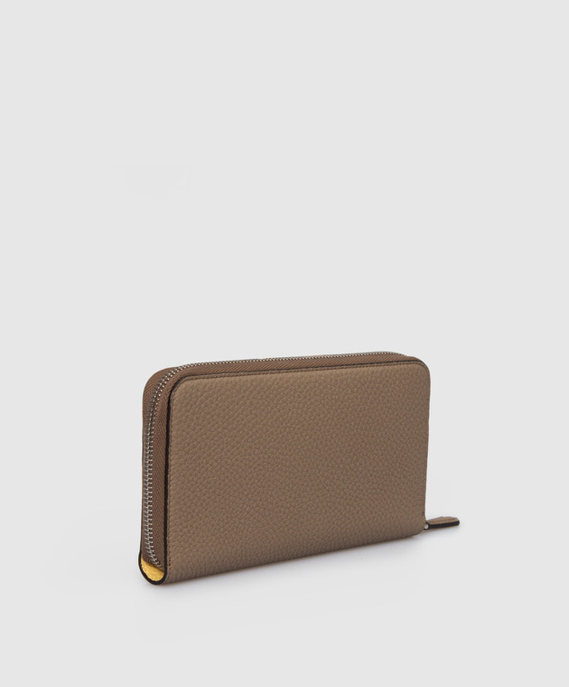 Fendi Темно-бежевий гаманець з контрастною вставкою всередині 7M0210AGQZ зображення 2