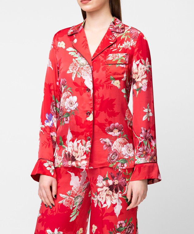 Twinset Красная блуза PA829R изображение 2