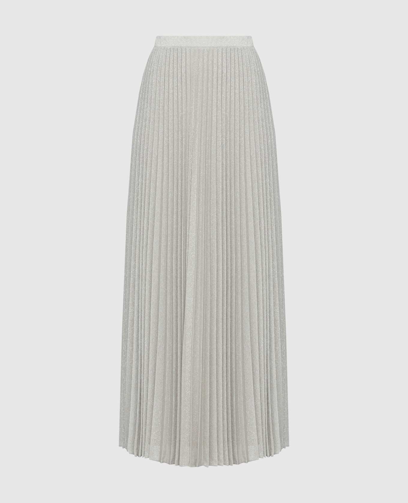 Crosslux beige pleated skirt
