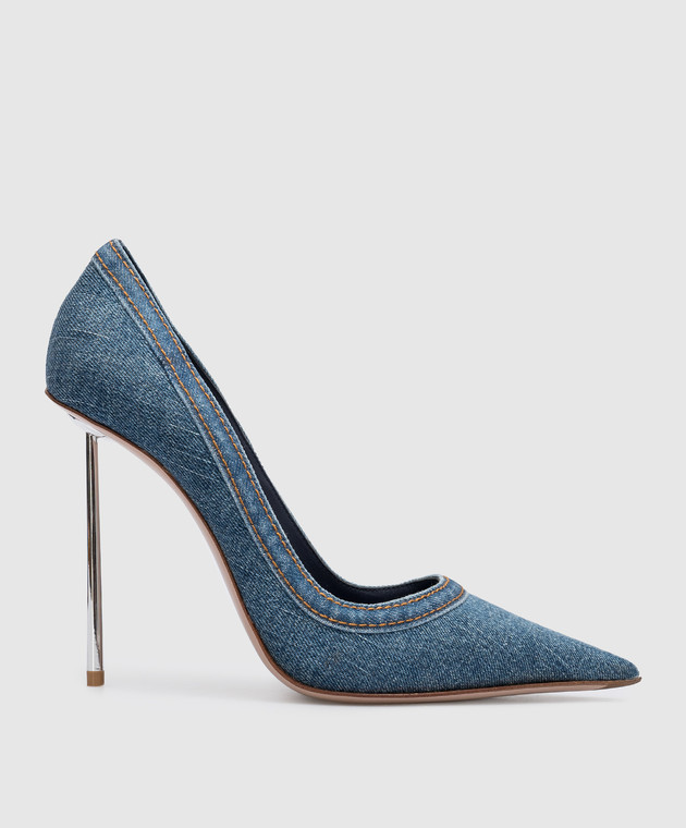 Denim pumps cheap