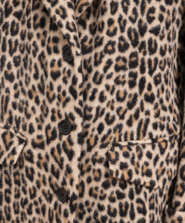 Ermanno Scervino Пальто в леопардовий принт D416D350EIB зображення 5