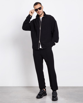 Alexander McQueen Чорні штани 745802QVP28
