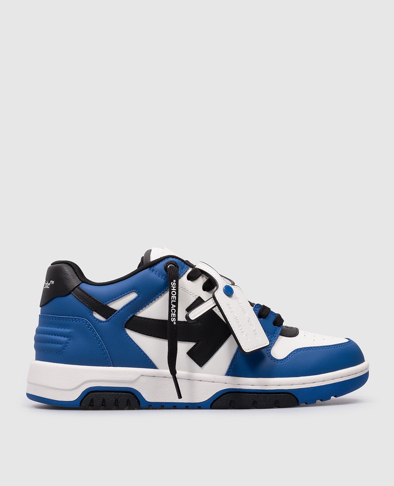 OUT OF OFFICE blue leather sneakers