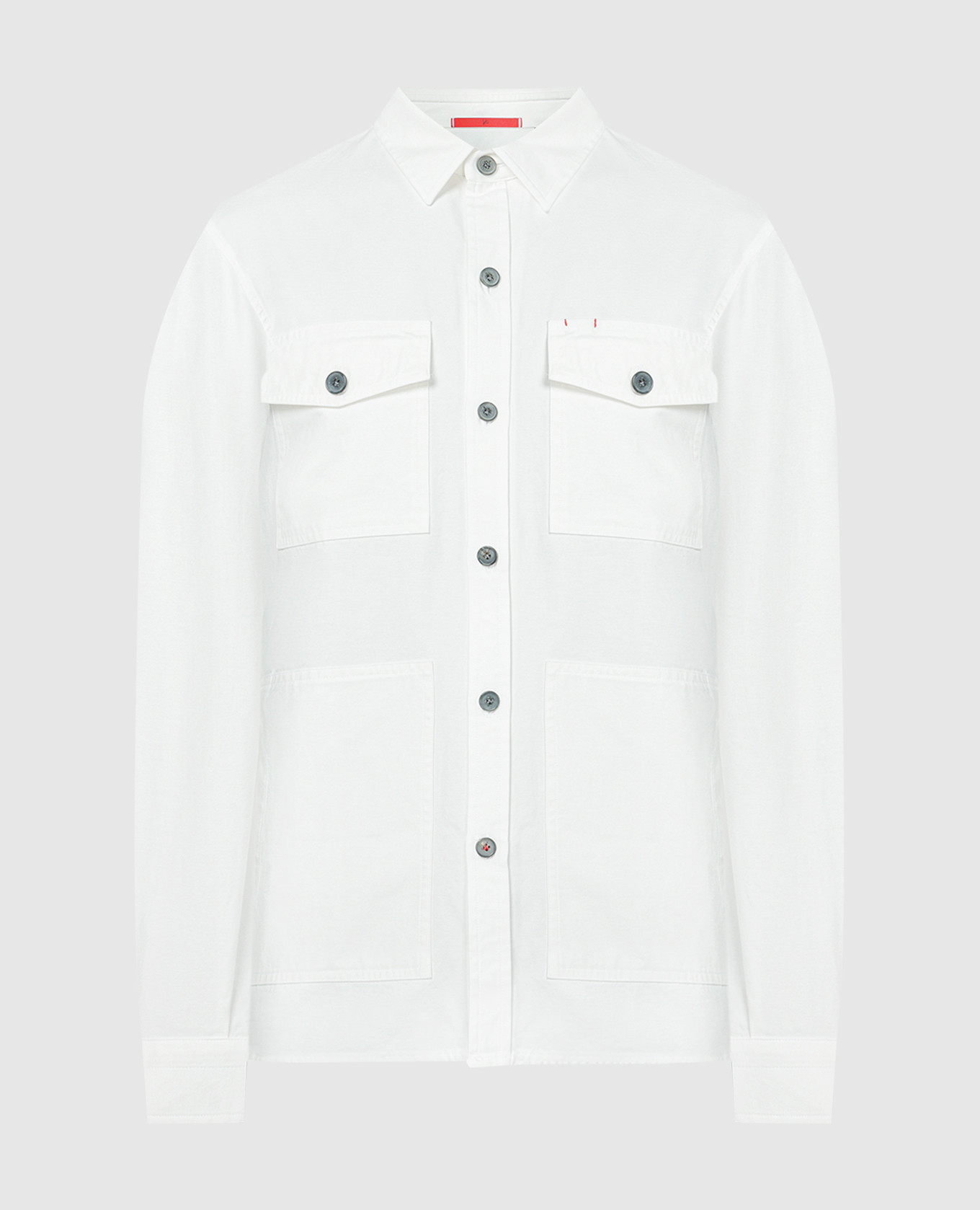 Белая рубашка с карманами