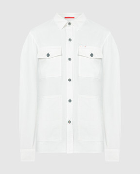 ISAIA Біла сорочка з кишенями OSHTC1X0069