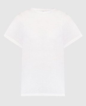 Toteme Белая футболка с логотипом 211439770