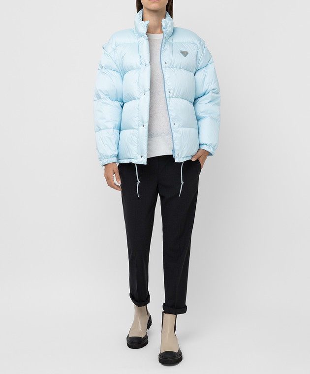 Prada - Голубой пуховик 29K8051IE0 купить в Symbol