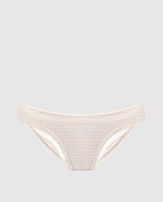 Beige panties from a swimsuit with drapery