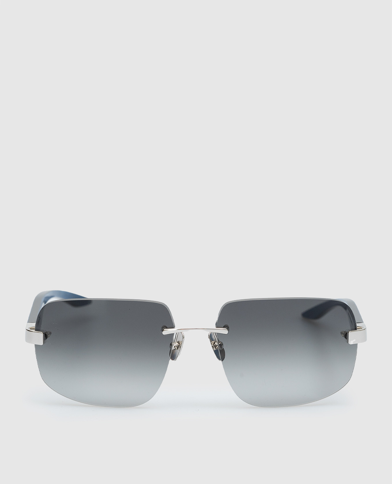 Серебристые солнцезащитные очки Prestige
