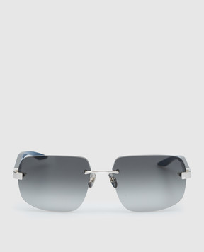 Off-White - Gray Boston sunglasses with a marble pattern OERI073S23PLA001 -  buy with Czech Republic delivery at Symbol