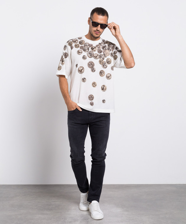 Dolce&Gabbana White t-shirt with a print G8PB8THI78G image 2