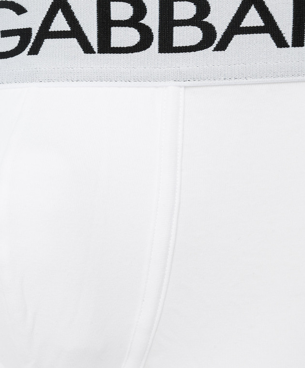 Dolce&Gabbana Set of white boxer briefs with logo M9D70JONN97 image 3