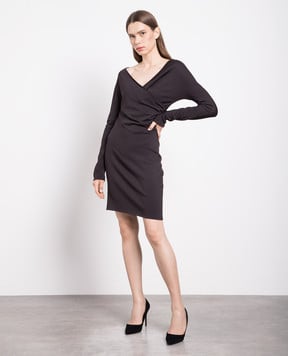 Bottega Veneta Коричневое платье 708413V27V0