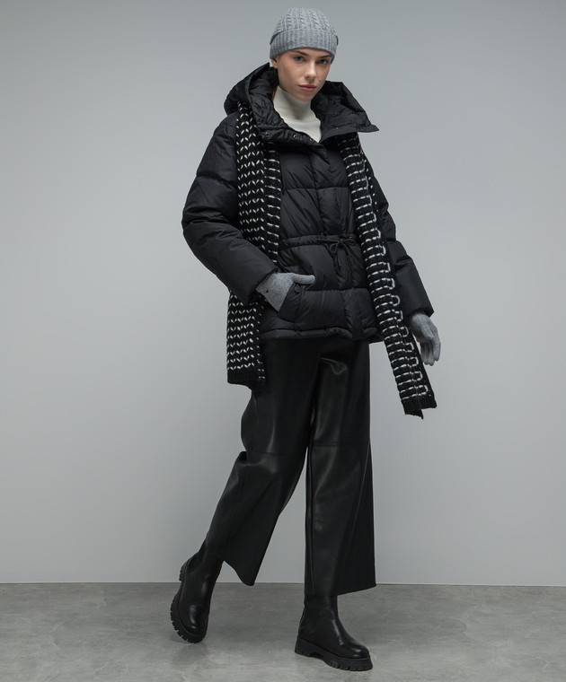 Max Mara Weekend Черный пуховик Yser YSER изображение 2